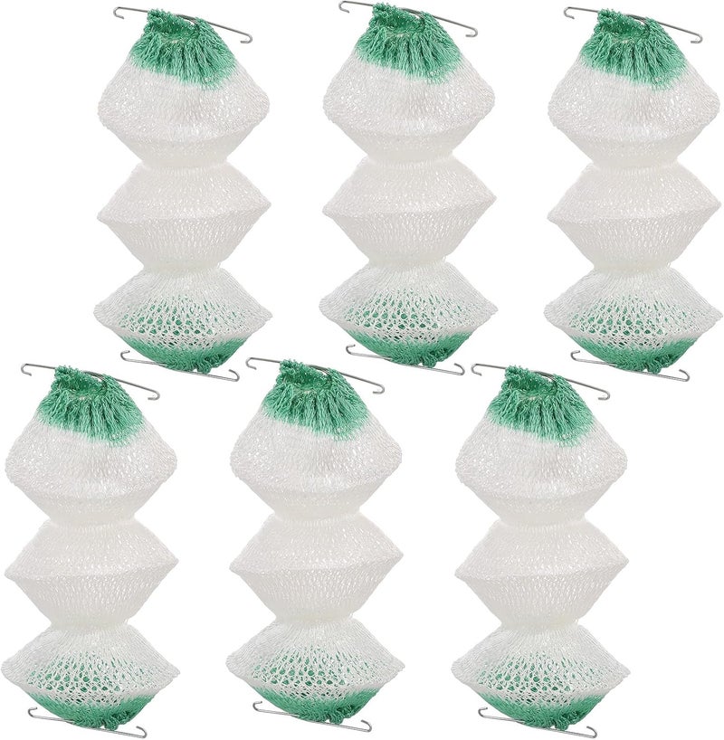 Lnngub 6 Pcs 3-Layer Propane Lantern Mantles Insta-Clip 2#95 Mantles Lantern Mantles Gas Lantern Mantles with 2 Install Clip Accordion Shape Mantles for Gas Lantern Propane Lantern Camping Lantern - Image 1